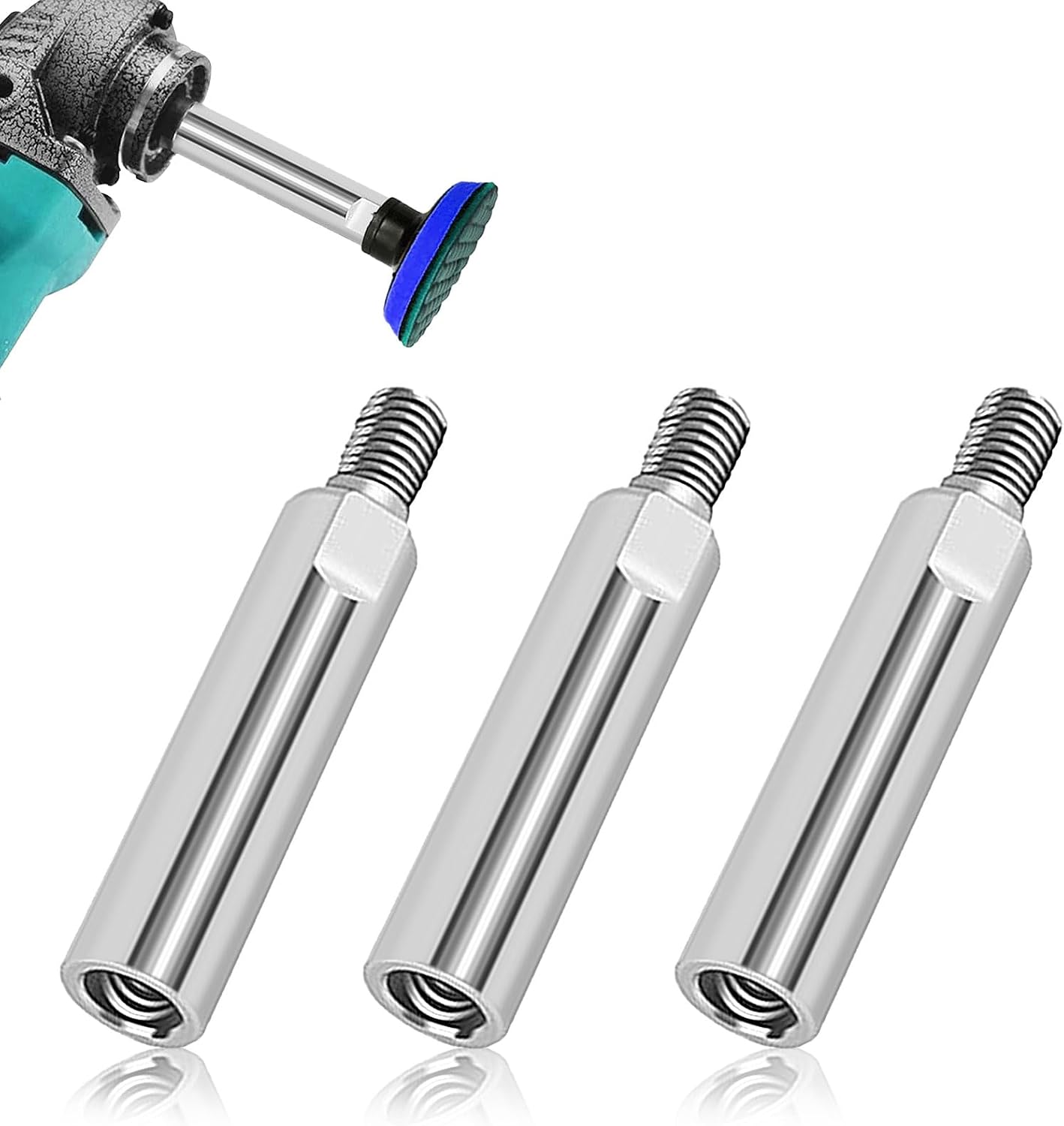 3er-set Verlängerungen Für M10-winkelschleifer – 80 Mm Verbindungsstange – Polierstangenverlängerung