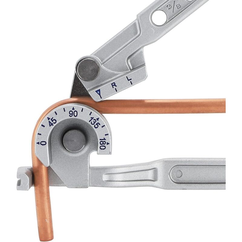 3-in-1-rohrbiegegerät (manuell) – Für Kupfer Und Aluminium – Biegungen Bis Zu 180° – Biegewerkzeug Für 1/4'', 5/16'' Und 3/8''