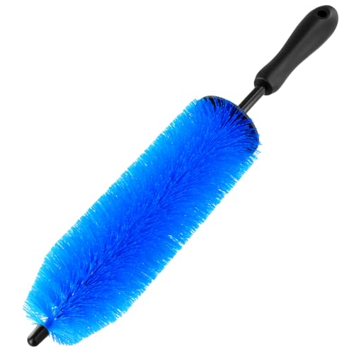 Professionelle Felgenbürste Für Die Tiefenreinigung, 44 Cm, Blau, Schonender Felgenreiniger