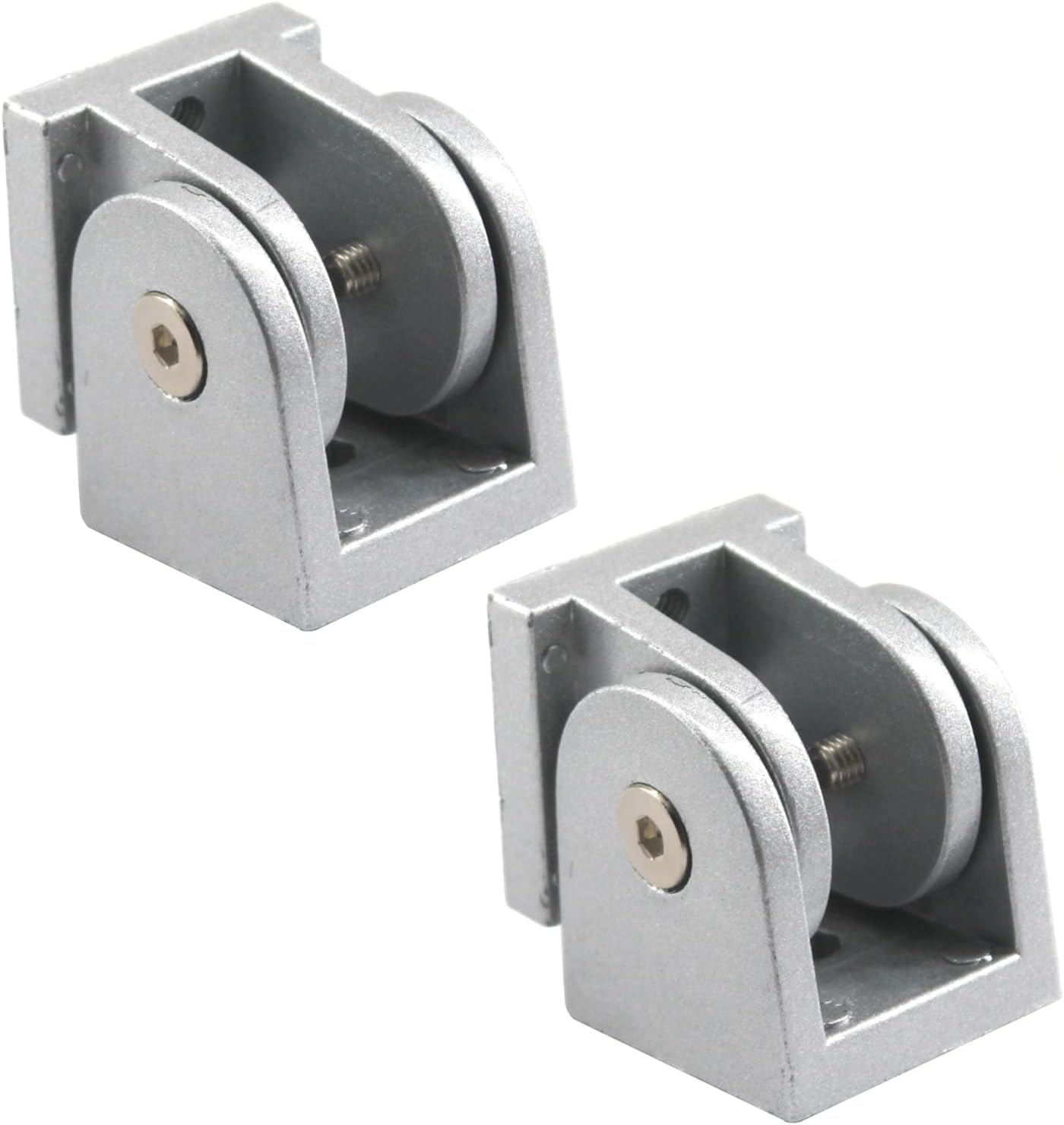 Satz Aus 2 Drehgelenken Aus Zinklegierung 4040 - Aluminiumprofil - Winkelverbinder