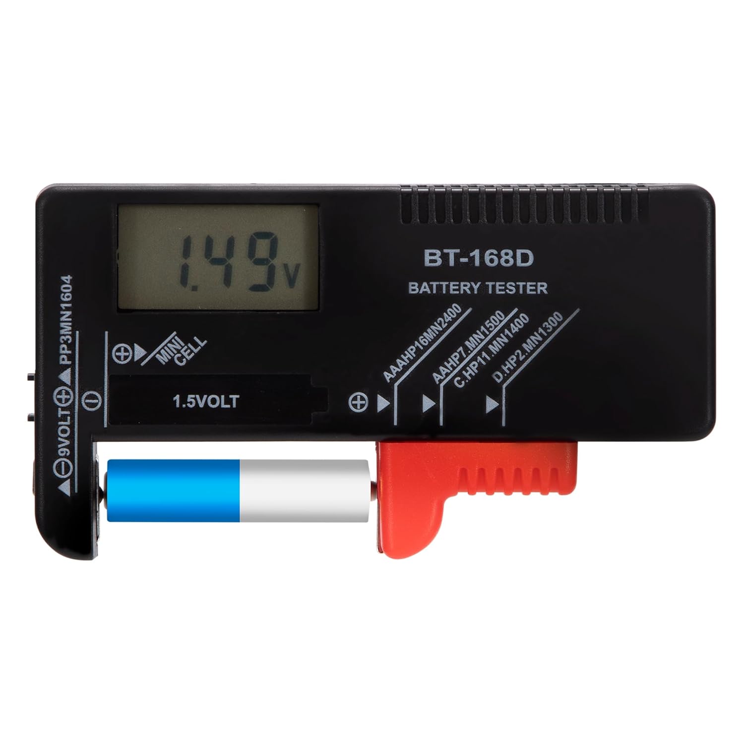 Universeller Batterietester, Digitaler Batterietester Für Aa-, Aaa-, Cd-, 9v- Und 1,5v-schlüsselbatterien