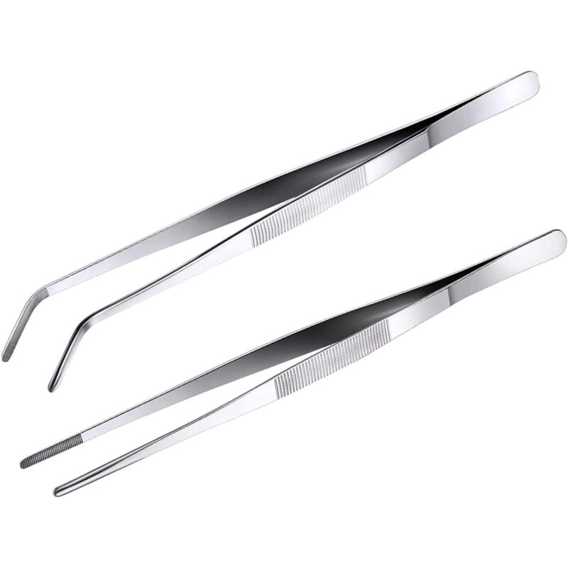 20 Cm Küchenzange Präzisionspinzette 2 Stück Professionelle Kochzange Präzisions-küchenpinzette Für Fleisch Grill Dekoration (20)
