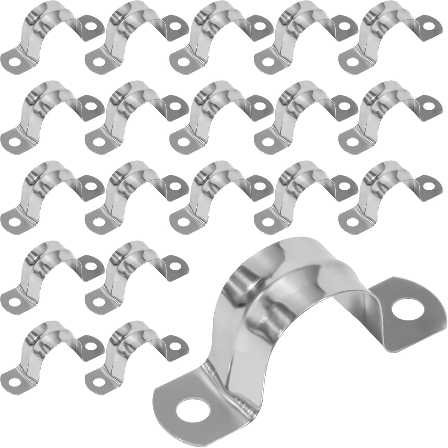 32 Mm U-förmige Schlauchschelle, Edelstahl-schlauchschelle, 20 Stück