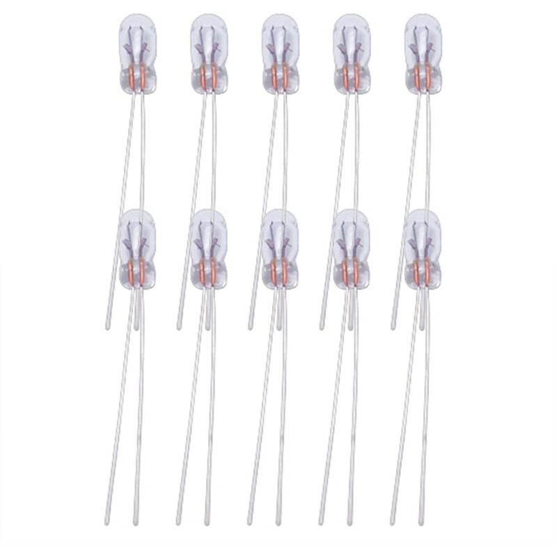 T3 Led-lampen, 12 V – Warmweiße Armaturenbrettbeleuchtung – 10er-pack – Hitzebeständig – Schnelle Installation