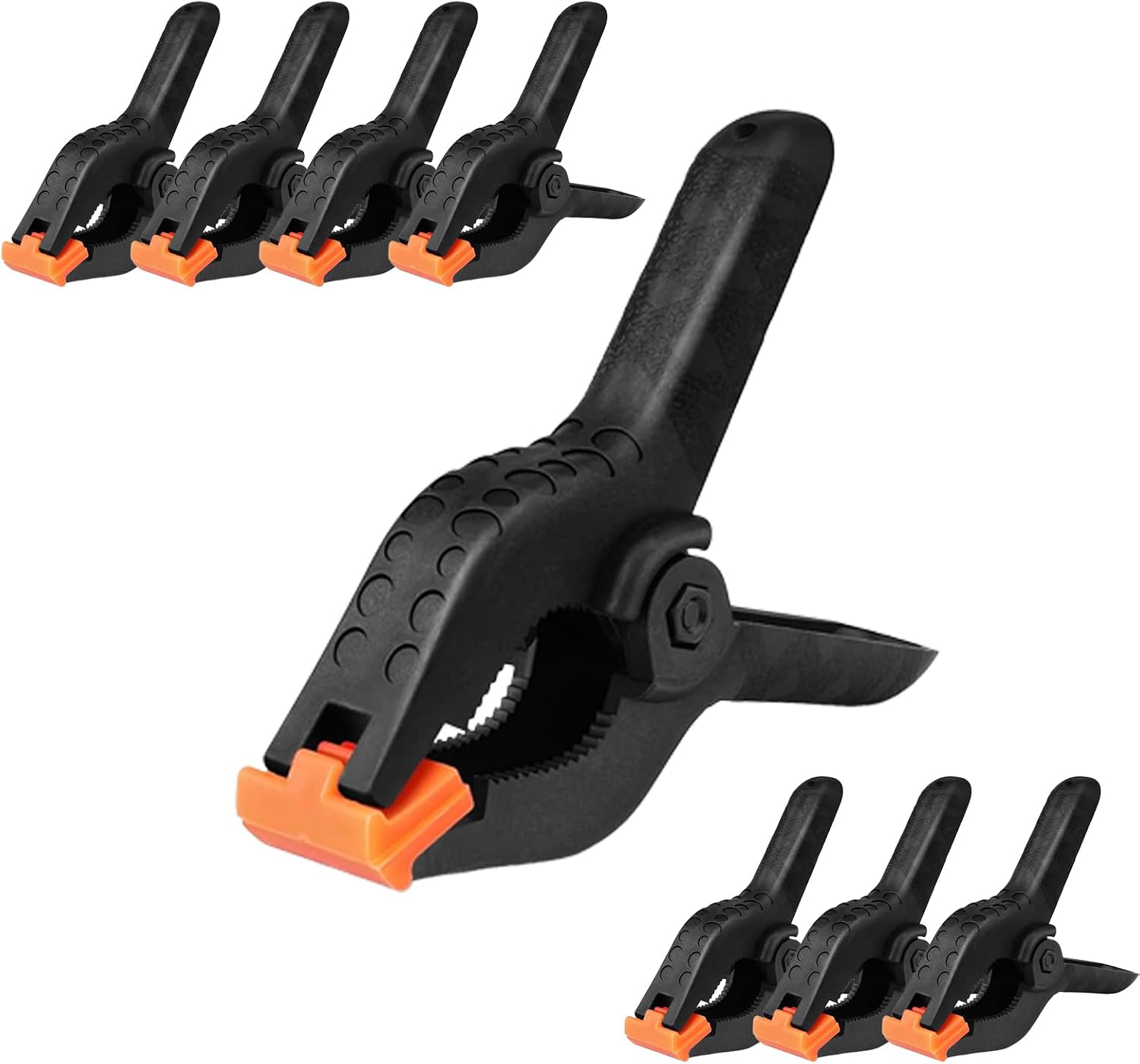 Federklemmen, 8 Stück Robuste Nylon-federklemmen Für Fotohintergründe, Universelle Nylon-federklemmen Für Fotografie, Werkstatt, Kunst Und Holzarbeiten