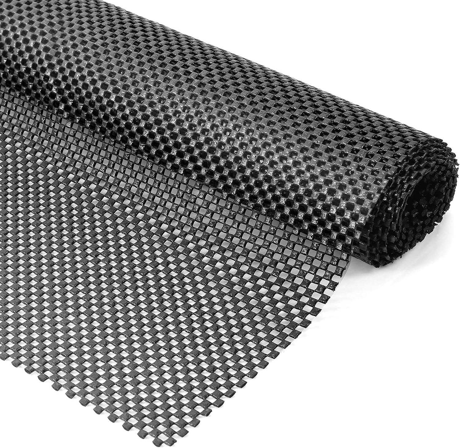 Mehrzweck-antirutschmatte, 50 Cm X 200 Cm, Pvc, Schwarz, Rutschfest, Schubladeneinlage, Wasserdichte Bodenschutzmatte Für Zuhause, Büro, Auto, Küche, Badezimmer