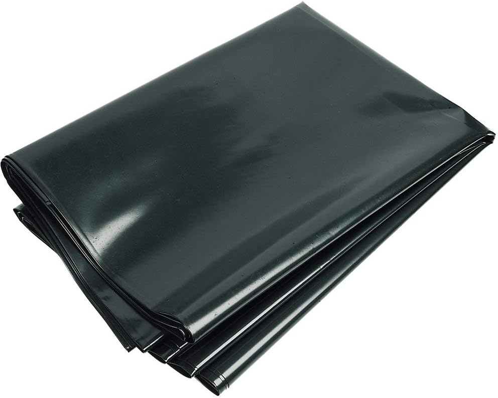 Schwarze Polyethylenfolie, 2 M X 3 M, 2 Mil Dick, Für Den Gartenbau, Folientunnelabdeckung, Polyethylen-gartenbaumembran Zur Gartenisolierung (125 Μm / 500 G)