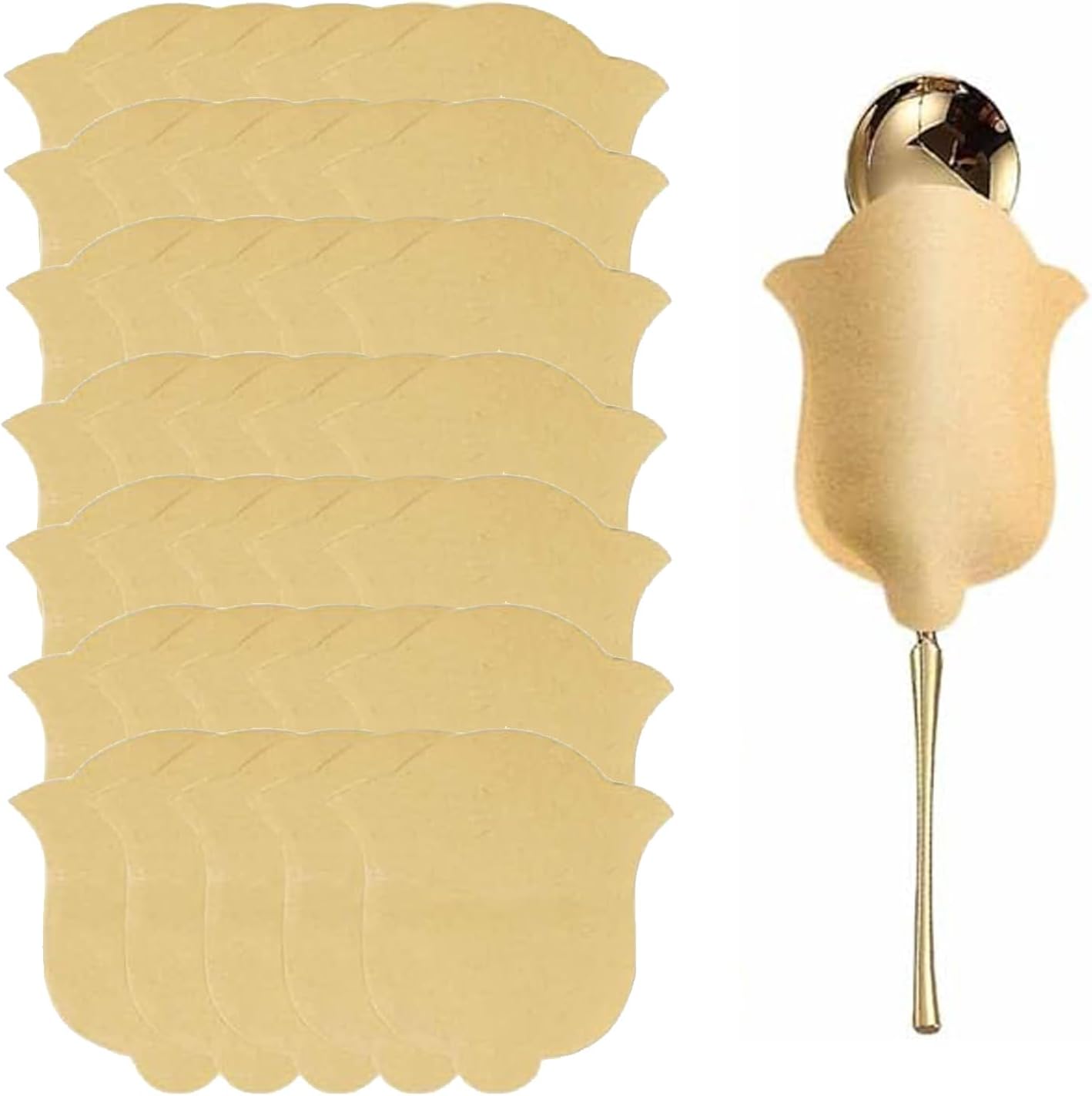 Löffelhülle Aus Kraftpapier, 200 Besteckbeutel Aus Kraftpapier, Biologisch Abbaubares Besteck Der Praktische Aufbewahrungsbeutel Eignet Sich Für Grillabende, Picknicks, Reisen Und Mehr.