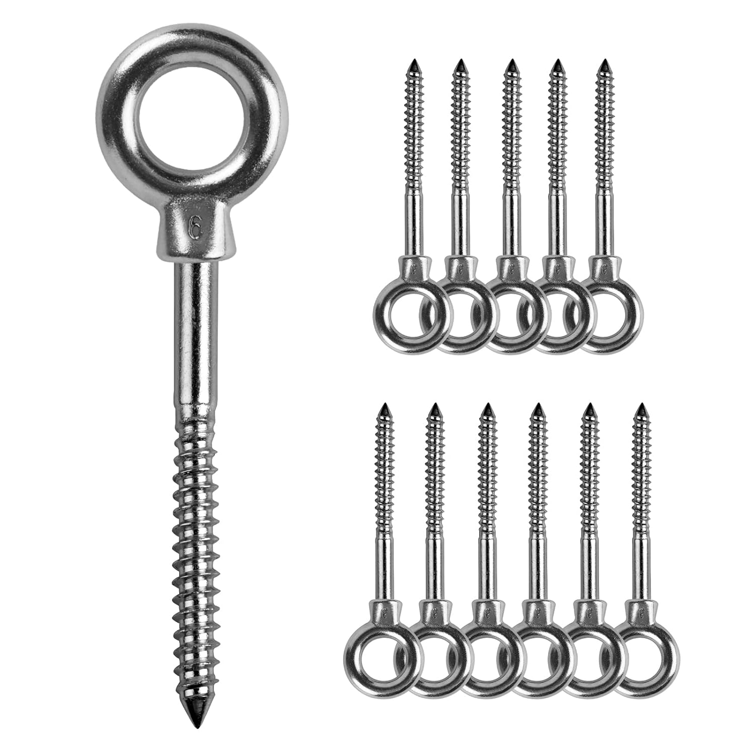 M6 X 60 Mm Ringschrauben Heberinge Ringschrauben Aus Edelstahl 304 Schraubhaken