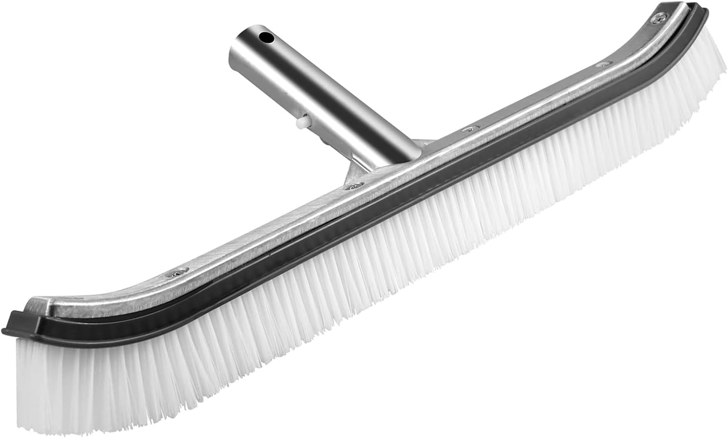 Premium-poolbürstenkopf, 45,7 Cm (18 Zoll), Aluminium-reinigungsbürste Für Schwimmbäder, Spas, Badewannen, Wände, Fliesen, Böden (grau)
