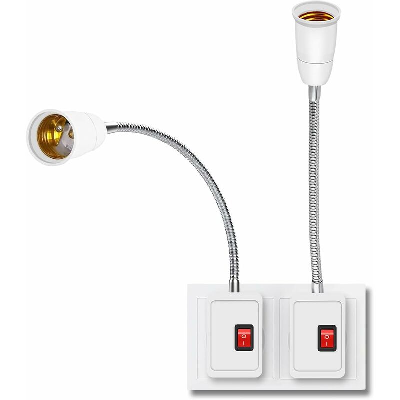 E27 Led-lampenfassung, Lampenfassung Mit Schalter, E27-fassung Mit Schalter, Wandsteckerlampe, Leselampe, E27-stecker, Für Schlafzimmer Und Büro