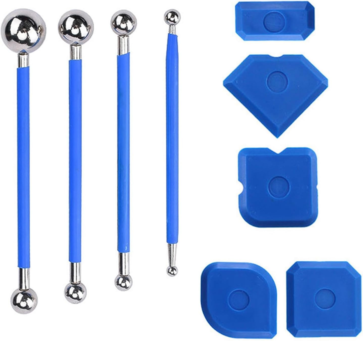 Set Mit 9 Fugenschabern – Für Küche, Bad, Fliesen – Wiederverwendbar Und Austauschbar