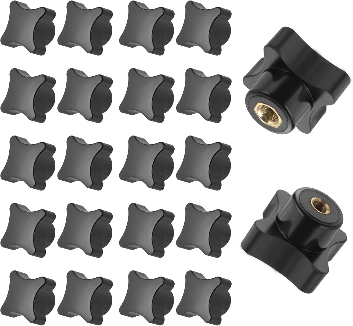 Packung Mit 20 Spannknöpfen In Form Eines Spannknopfes Für Werkzeugmaschinen (knopf Mit Innengewinde)