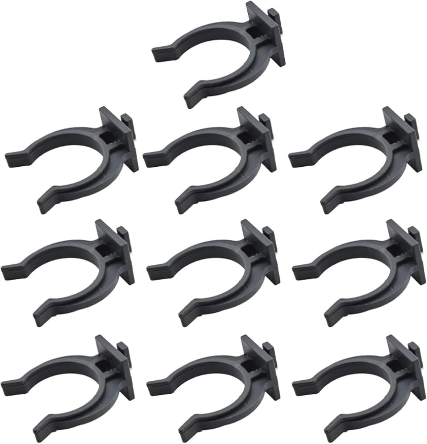 10 X Sockelleistenclips Für Küche, Bad Und Möbel, Schwarz