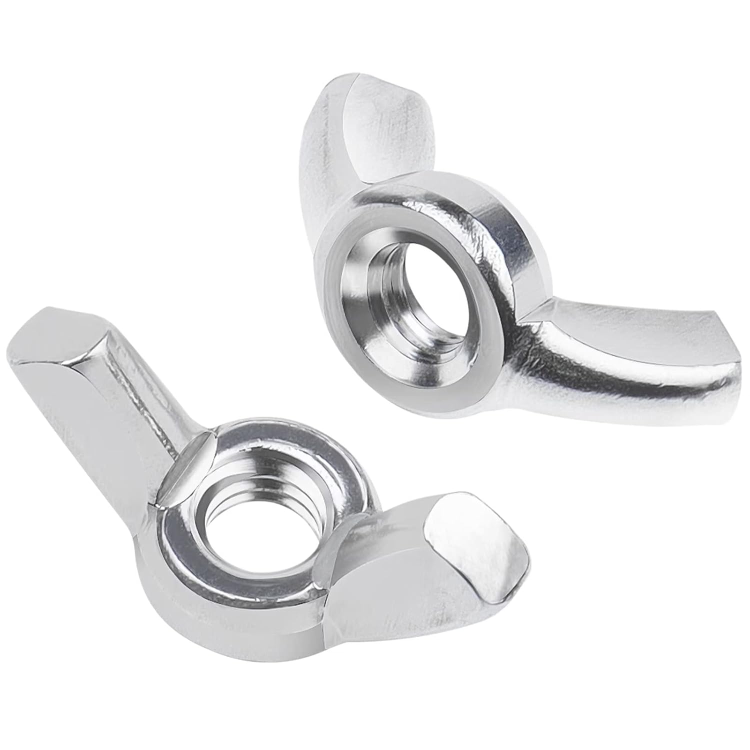 10-teiliges Set M12-flügelmuttern, Din315-flügelmuttern, A2 V2a-edelstahl-flügelmuttern, Metall-flügelmuttern, Metrisches Gewinde