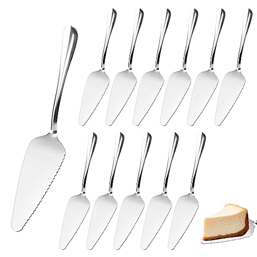Tortenheber Aus Edelstahl, 12-teiliges Set Inklusive Pizzamesser Und Gezahntem Tortenheber Aus Edelstahl Für Küche, Alltag, Partys Und Hochzeiten