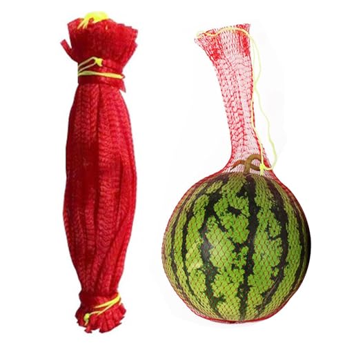 Wassermelonennetze – 100 Stück Hängende Wassermelonen-stütznetze, Melonennetze Mit Kordelzug Für Hängematten, Wiederverwendbare Fruchtnetze Für Wassermelonen Und Honigmelonen