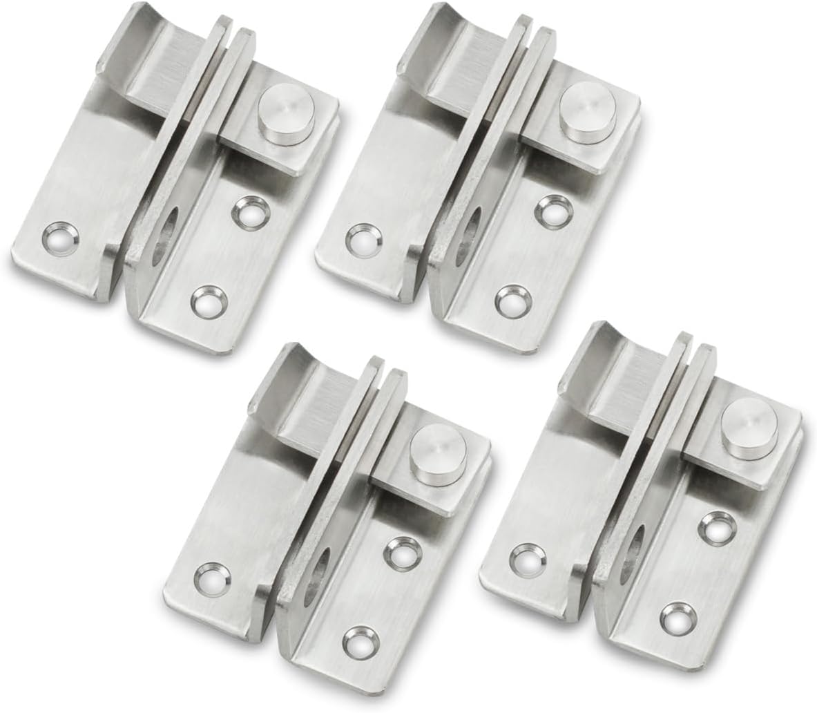 6 Stück 44 Mm Rechts Öffnende Kippriegel-sicherheitstürschlösser Aus Gebürstetem Edelstahl