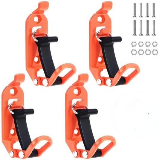 4-teiliger Schaufelhalter Für Dachträger, Dachträgerzubehör, Metall- Und Gummiklemme, Wandmontage-set Für Schaufeln Für Offroad-dachträger, Boote, Äxte
