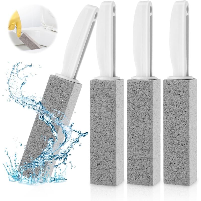 4-teiliges Reinigungsstein-set Mit Griff, Bimsstein-reinigungsbürste, Für Toilette, Küche, Bad, Pool Und Haushalt