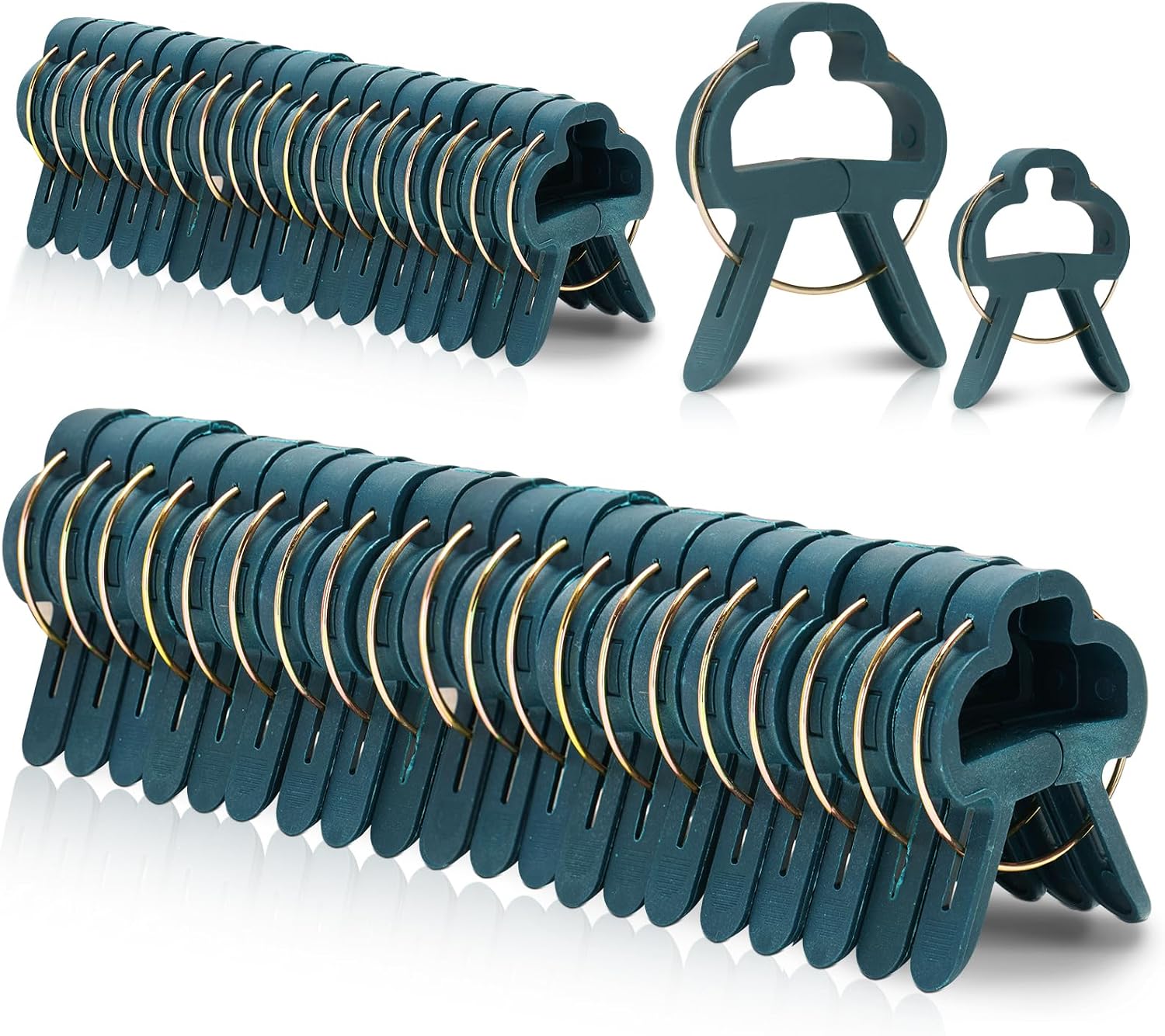 60 Stück Clips Für Kletterpflanzen, Clips Für Tomaten, Pflanzenclips, Tomatenstützclips (2 Größen)