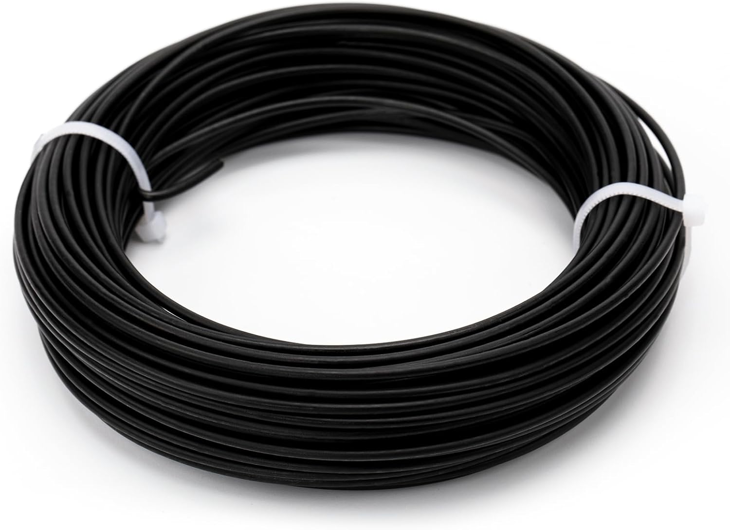 2 Mm, 20 M Langer, Kunststoffummantelter Eisendraht, Baumbindedraht, Gartenpflanzen-bindedraht Zur Stützung Von Bäumen, Schwarz