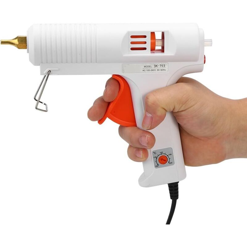 Heißklebepistole, Hochtemperatur, Standardgröße 110 W, Professionelle Heißklebepistole Mit Einstellbarer, Konstanter Temperatur, Bastelwerkzeug