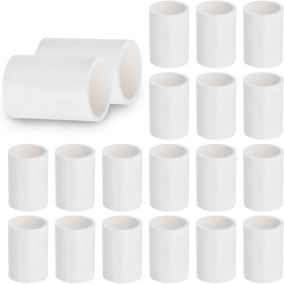 10 Stück 20 Mm (1/2") Gerade Schleifverbinder Für Pvc-rohre – U-förmiger Kupplungswinkel Für Gartenwasserschläuche