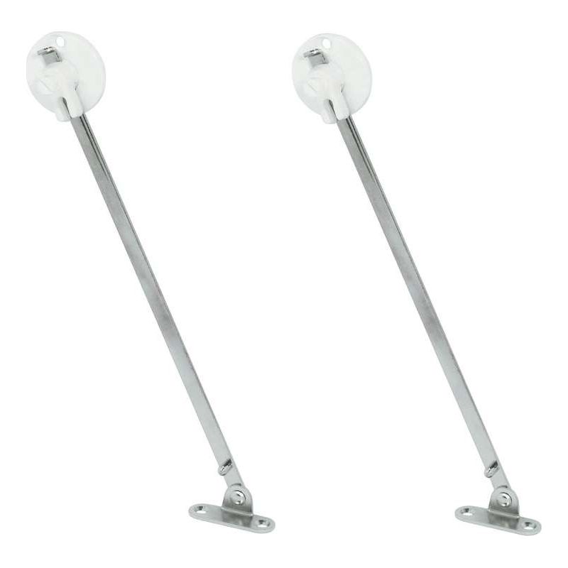 Wc-sitzhalterung Mit Absenkautomatik (160 Mm) – Verstellbare Absenkautomatik – Für Holzmöbel – Integrierter Anschlag – Links Oder Rechts Verwendbar