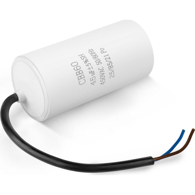 Cbb60 1,5 Μf 450 V Kondensator – 2-adrig, 100 Mm – Für Anlauf Von Elektromotoren, Kompressoren, Wasserpumpen – Norm En60252-1