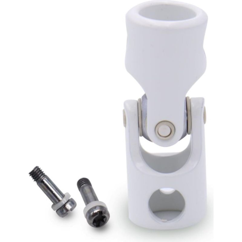 Manueller Rollladenaufwickler Für Rollläden Mit 12 Mm Durchmesser – Passivierter, Verzinkter Stahl – Kardangelenk Für Schlüsselfertige Verbindung – Inkl. M5 X 16,7 Mm Schrauben