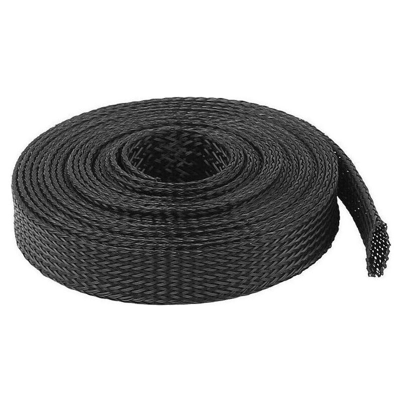 Dehnbarer, Geflochtener Schutzschlauch, 3 Mm Durchmesser X 6 Mm Durchmesser, 3 M Länge, Zum Schutz Von Kabeln Und Elektrischen Leitungen
