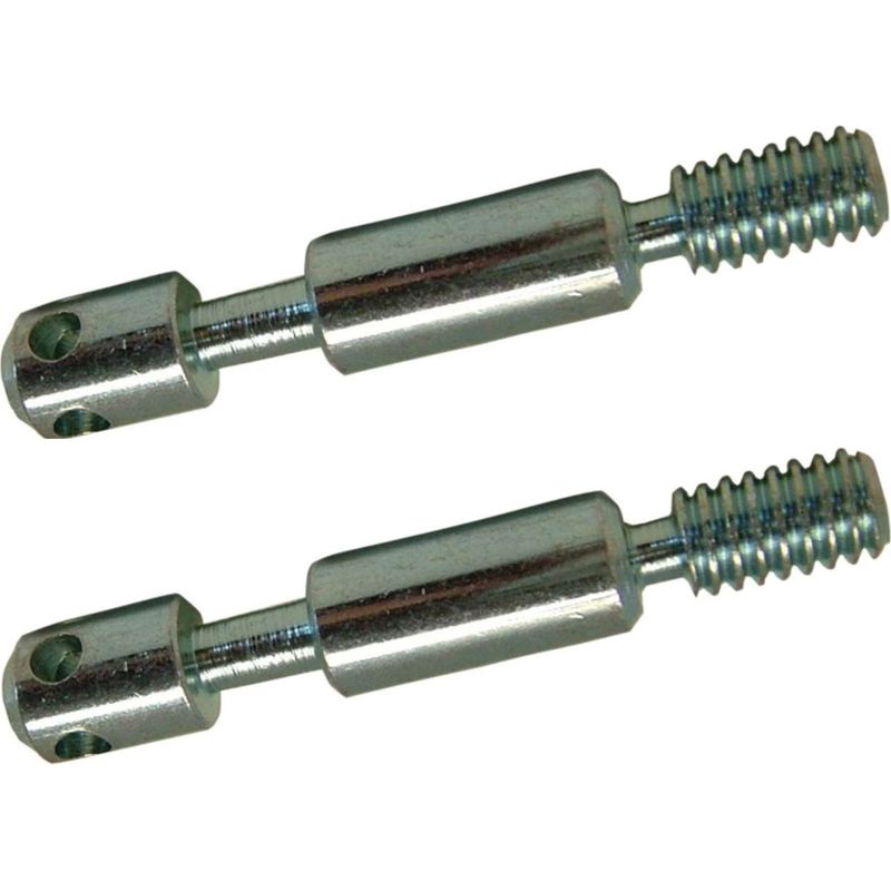 Dübel Für Bettgestellmontage – 2er-pack – Durchmesser 8 Mm – Länge 60 Mm – Stahl Mit 4 Löchern Für Direktes Gewinde