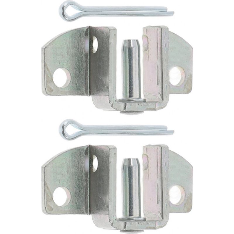 2x Rollladenwellenhalterung Mit Stift Für 16-mm-außengewindewelle Mit Aushebesicherung. Zubehör Für Fensterrollos. Befestigungskappe.