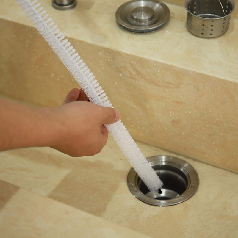 Effiziente Abflussüberlaufbürste, Flexibles Abflussreinigungswerkzeug, Gute Biegsamkeit Und Härte, 7 Cm / 28 Zoll Für Badezimmer (grün)