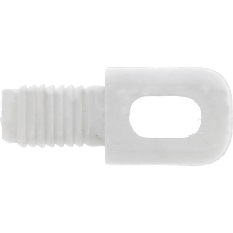 Endkappe Für Die Untere Schiene Eines Rollladens, 12,5 Mm Innendurchmesser, Zur Kabelführung. Speziell Für Rollladenstoffe Und Fenster Entwickelt.