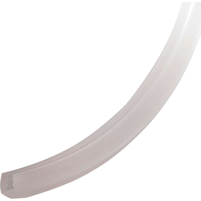 Asymmetrische, 4–4,5 Mm Starke, Lichtdurchlässige Silikon-fensterdichtung – Für 18 Mm Starke Laminat-schiebetüren – Schutz Und Abdichtung – Länge 1 Meter
