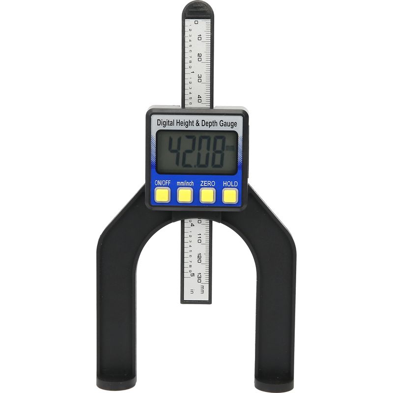 Gistuch Digitaler Tiefenmesser, Höhenmesser 0-80 Mm, Lcd-anzeige Für Holzbearbeitung Und Bauwesen