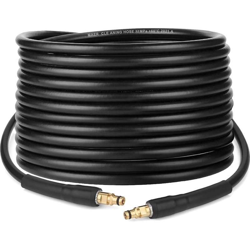 Gistuch – 10 M Hochdruckschlauch Für Kärcher K2 K3 K4 K5 K6 K7 Hochdruckreiniger – 4600 Psi Druck – Gummi – Schnellmontage – 4600 Psi