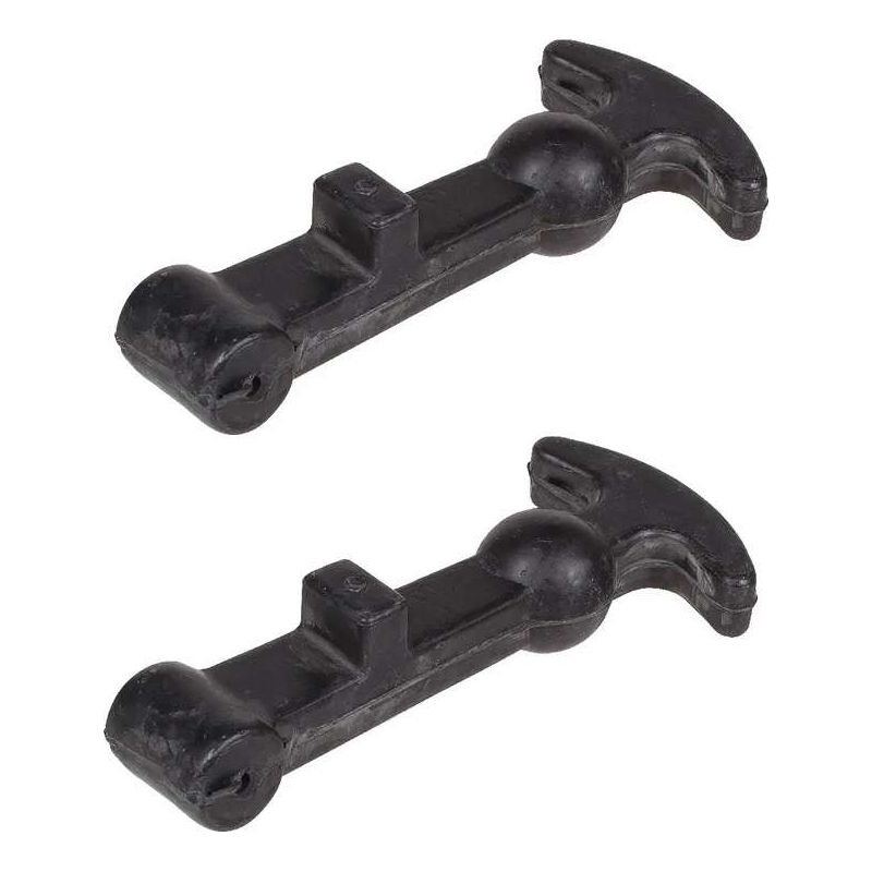 Set Mit 2 Elastischen Gummiseilen, 120 Mm – Befestigungssystem Für Verdecke, Fahrräder, Anhänger – Für Pool Und Garten