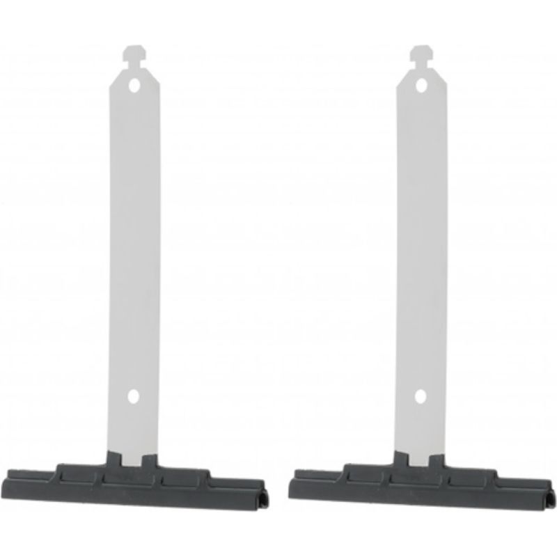 Set Mit 2 Flexiblen Rollladen-befestigungsclips – Edelstahl – Länge 147 Mm – Kompatibel Mit Achteckigen Rohren Ø 40–70 Mm