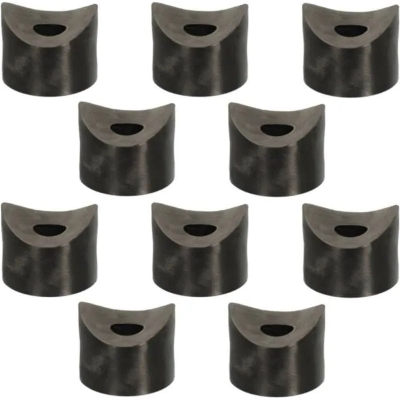 Packung Mit 10 Konkaven Kunststoff-distanzstücken, 4 Mm M8 – 25 Mm Außendurchmesser – Für Rohre Von 25 Bis 32 Mm – Hdpe-beständig