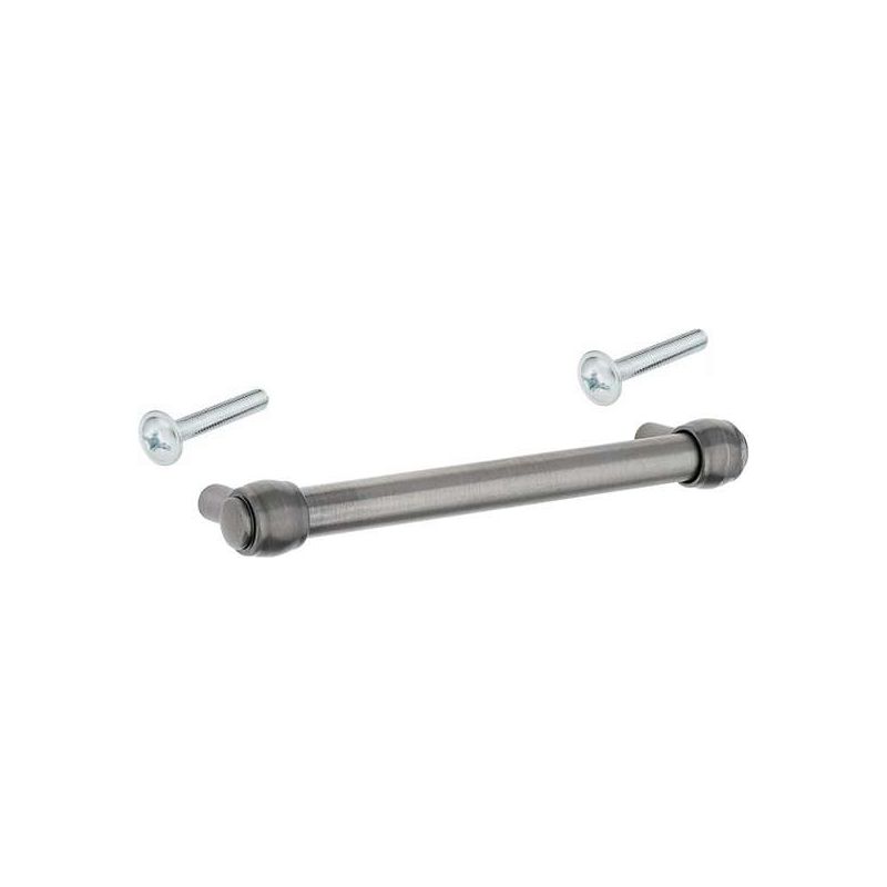 Antiker Möbelgriff Aus Metall In Zinnoptik, 128 Mm Mitte-zu-mitte-abstand, 33 Mm Höhe, Für Schubladen, Schränke, Kommoden, Truhen Und Sideboards, Mit Schrauben.