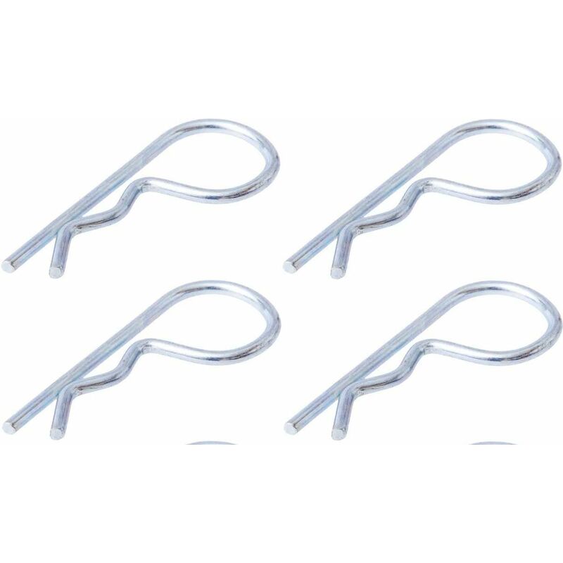 4x Einzelne Beta-stifte, 7 Mm Durchmesser X 96 Mm Länge, Verzinkter Stahl, Universell Einsetzbar