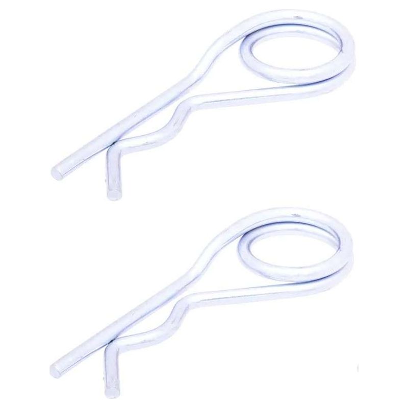 2 X 7 Mm Doppelspiral-beta-stifte, Verzinkter Stahl, Für Anhänger, Traktor, Tor, Tür