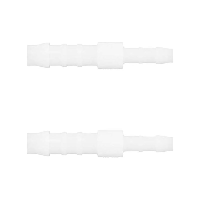 2x Gerader I-förmiger Schlauchanschluss, 6 Mm + 4 Mm Durchmesser, Reduzieradapter, Kraftstoffschlauch Für Rasenmäher, Traktor, Auto, Roller