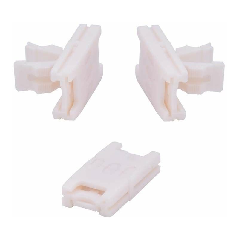 4x Schnellkupplungsverbinder Für 10-mm-led-streifen Mit 3 Pins, Lötfreier Cct-anschlusskabel-lichtleistenadapter