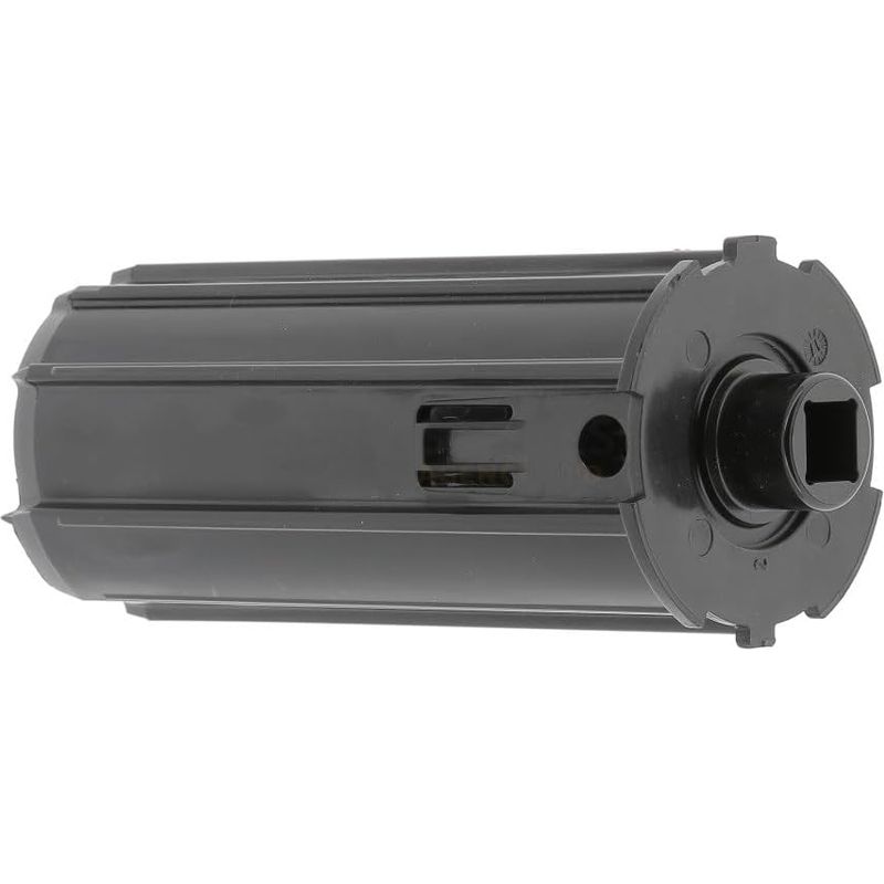 Schwarze, Achteckige Pvc-endkappe Für Rollladenrohre An Fenstern, Erkern Oder Jalousien, Passend Für 10 Mm Vierkant-auslassrohre Mit Ø 18 Mm Nasenanschluss