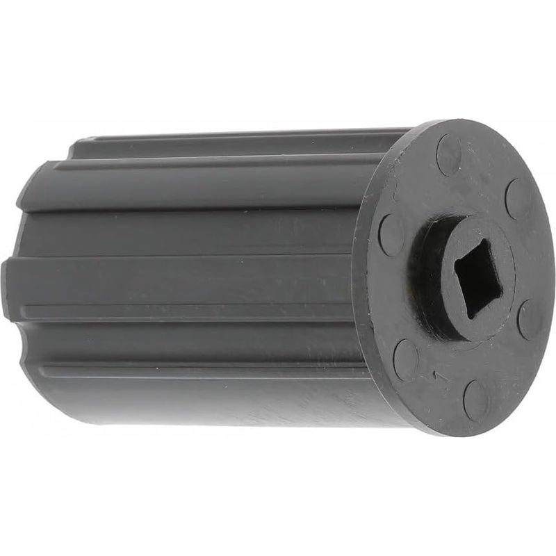 Schwarze, Achteckige Pvc-endkappe Für Rollladenrohre An Fenstern/erkerfenstern/jalousien, Passend Für 8-mm-vierkant-auslassrohre