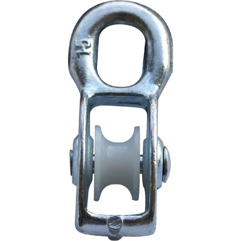 Stahlrolle Mit Nylonrolle Für 9-mm-seil, Universell, 300 Kg Tragkraft, Bewegliche Führung, Seilklemme, Abseilgerät